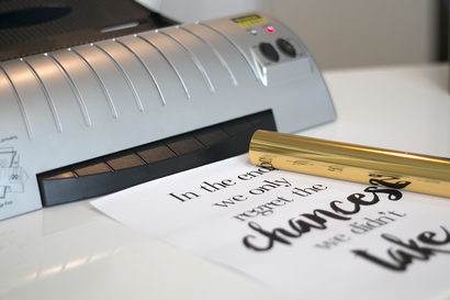 Impression feuille d'or Tutorial - Frêne et artisanat (or) Impression feuille d'or Tutorial - Ash et artisanat