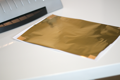 Impression feuille d'or Tutorial - Ash et artisanat (tutoriel) Impression feuille d'or Tutorial - Ash et artisanat