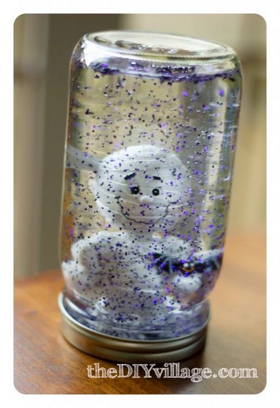 Invité Message Halloween Snow Globe de theDIYvillage, Sew Boisée (globe) Invité Message Halloween Snow Globe de theDIYvillage, Sew Woodsy