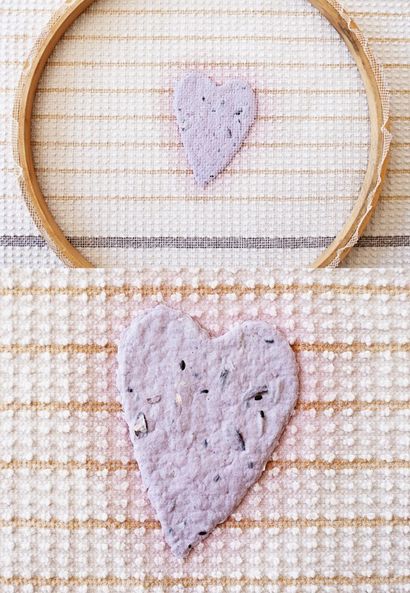 Graine de papier à la main Valentine Tutorial (graine) Graine Handmade Paper Valentine Tutorial