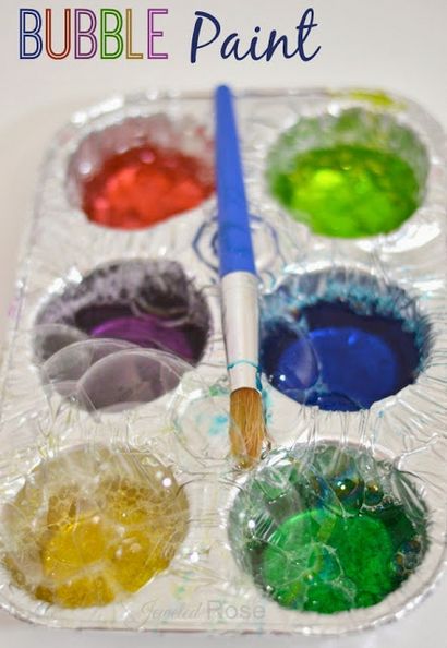 Bubble maison Peinture recettes, la croissance d'une Jeweled Rose (recettes de peinture bulle maison) Recettes maison de peinture Bubble, la croissance d'une Rose Jeweled