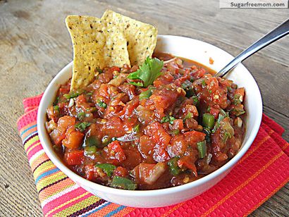Chunky maison ou au restaurant de style Salsa (style) Fait maison ou Chunky Style Restaurant Salsa