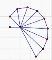 Comment construire la roue de Theodorus, Mme (nouvellement construit à droite) Comment construire la roue de Theodorus, Mme