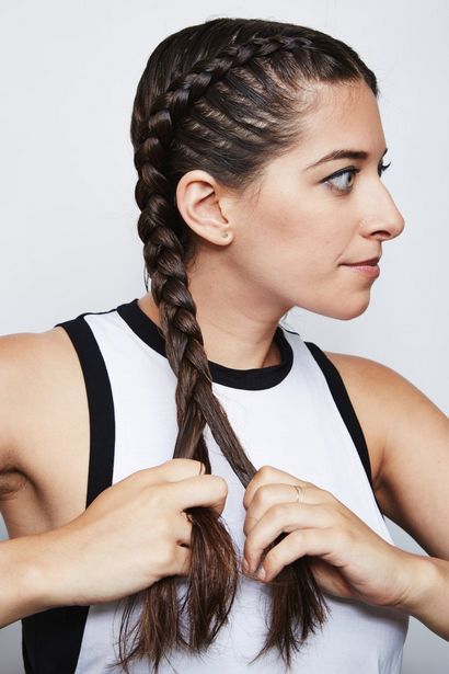 Comment faire double Tresses hollandais sur vous-même, PopSugar beauté (beauté) Comment faire double Tresses néerlandais sur vous-même, PopSugar Beauté