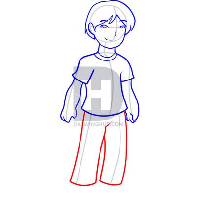 Comment dessiner un garçon pour les enfants par Darkonator, DrawingHub (enfants) Comment dessiner un garçon pour les enfants par Darkonator, DrawingHub