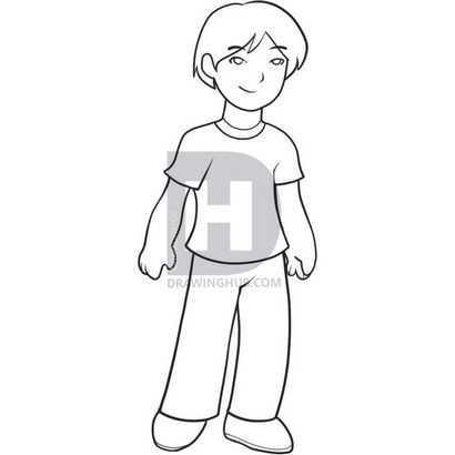 Comment dessiner un garçon pour les enfants par Darkonator, DrawingHub (darkonator) Comment dessiner un garçon pour les enfants par Darkonator, DrawingHub