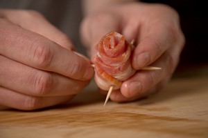 Comment faire un Bacon Rose - Porc Be Inspired (fleurs de bacon comment faire) Comment faire un Rose Bacon - Porc Be Inspired