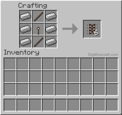 Comment faire Rails Activator dans Minecraft (Articles de transport) Comment faire Rails Activator dans Minecraft