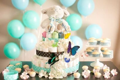 Comment faire un gâteau de couches pour les douches bébé (bébé gâteaux nappy comment faire) Comment faire un gâteau de couches pour bébé Douches