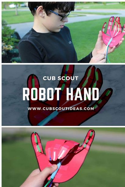 Comment faire un facile louveteaux Robot main, CUB Idées Scout (main) Comment faire un Idées Cub Scout Robot facile Cub Scout main,