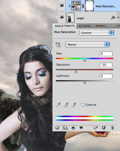 Comment faire des ailes d'ange et changer les couleurs de la peau dans Photoshop (choisir) Comment faire des ailes d'ange et changer les couleurs de la peau dans Photoshop