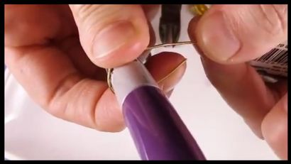 Comment faire un crochet fil boucle d'oreille - Minute Craft (fil) Comment faire un crochet fil boucle d'oreille - Minute Craft
