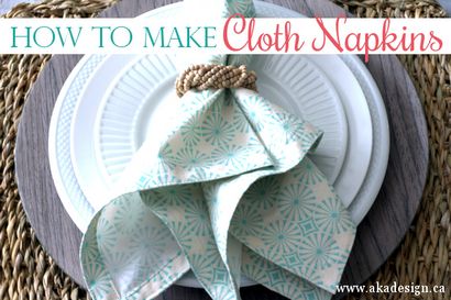 Comment faire Napkins tissu (comment faire des serviettes de table en tissu) Comment faire le tissu Napkins