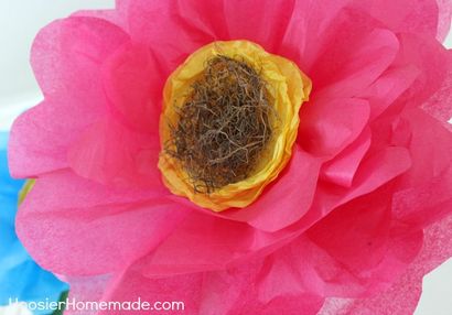 Comment fabriquer du papier tissu géant Fleurs - Hoosier maison (fleurs) Comment faire des fleurs en papier Tissue géant - Hoosier maison