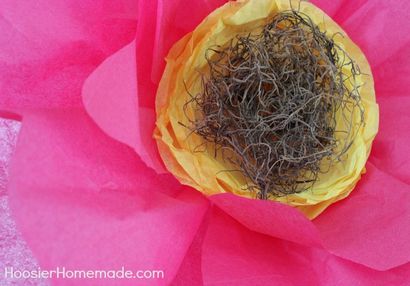 Comment faire des fleurs en papier Tissue géant - Hoosier maison (tissu) Comment faire des fleurs en papier Tissue géant - Hoosier maison