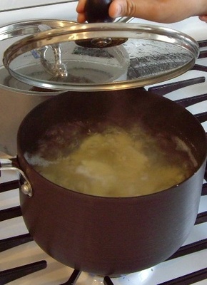 Comment faire Purée démarrer la cuisson (début) Comment faire Purée de commencer la cuisson