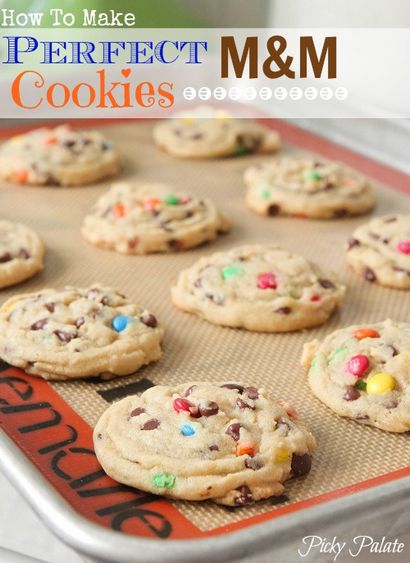 Comment faire parfait M et M Cookies (faire des biscuits parfaits) Comment faire des biscuits parfaits M et M