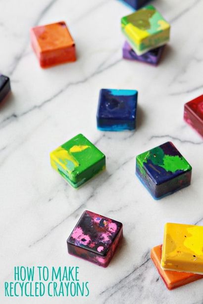 Comment faire Recycled Crayons de couleur, Good Life Petit prix (bien) Comment faire Recycled Crayons de couleur, Good Life Eats