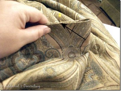 Comment faire panneau latéral rideaux (tutoriel) draperie Comment faire panneau latéral rideaux