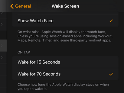 Comment faire Apple montre Restez à l'écran plus long (montre) Comment faire Apple montre Restez à l'écran plus long