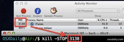 Comment Pause - Reprendre une application ou processus sous Mac OS X (Mac) Comment Pause - Reprendre une application ou processus sous Mac OS X