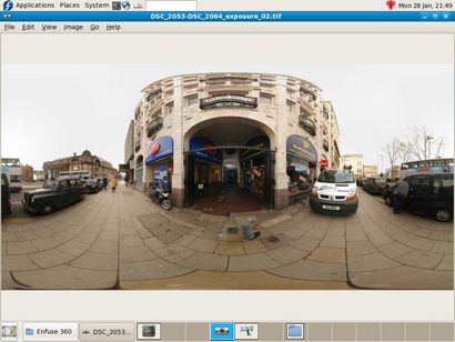 Hugin - Création 360 - panoramas enfused (enfused) Hugin - Création 360 - panoramas enfused