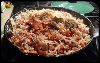 Les chasseurs Stew - Bigos Polonais 6 étapes (avec photos) (bigos) Les chasseurs Stew - Bigos Polonais 6 étapes (avec photos)