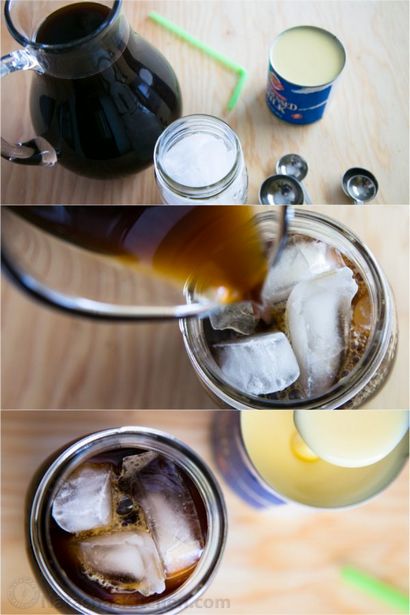 Café glacé Recette de lait condensé (ICED) Café glacé Recette de lait condensé