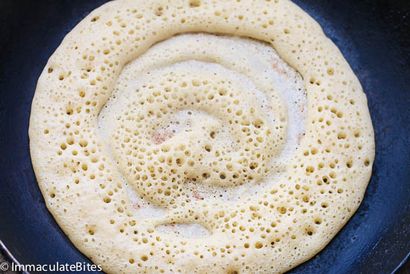 Injera - Bouchées Immaculée (de injera) Injera - Bouchées Immaculée