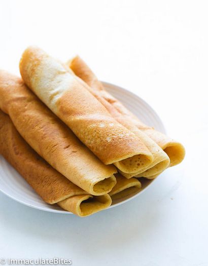 Injera - Bouchées Immaculée (piqûres) Injera - Bouchées Immaculée