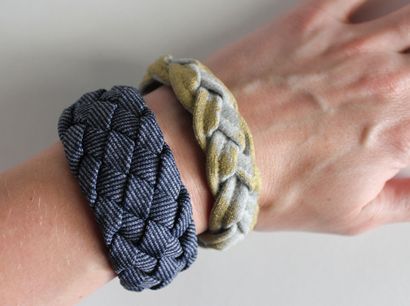 Lula Louise DIY Tutoriel Tressé Bracelet Tissu (tutoriel) Lula Louise DIY Tutoriel Bracelet Tressé Tissu