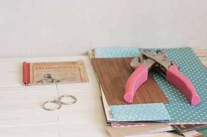 Faire un mini-album avec Cover Book Vintage, Marque et prend (mini-album) Faire un mini-album avec un livre Vintage Cover, Marque et prend