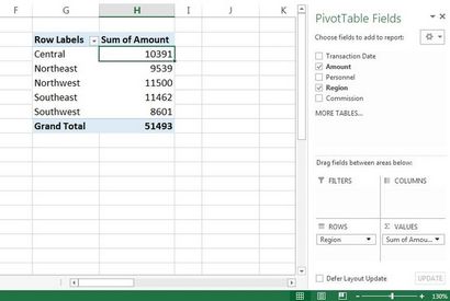 Faire synthèse et de reporting facile avec Excel PivotTables (résumé) Faire synthèse et de reporting facile avec Excel PivotTables