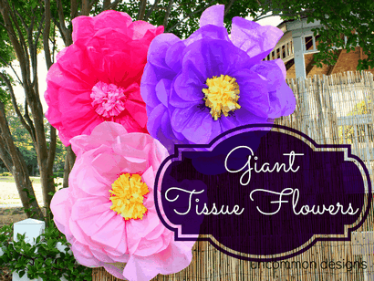Faire le plus cool Fleurs en papier tissu géant jamais! (tissu) Faire le plus cool Fleurs en papier tissu géant jamais!