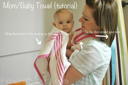 Faites votre propre bébé serviette bricolage bébé cadeaux - Fabulessly frugal (serviettes de bain pour bébé comment faire) Faites votre propre bébé serviette bricolage cadeau bébé - Fabulessly Frugal