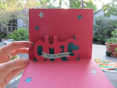 Faites votre propre papeterie cartes Pop-Up - Le Hairpin (pop-up) Faites votre propre papier à lettres Pop-Up Cartes - Le Hairpin