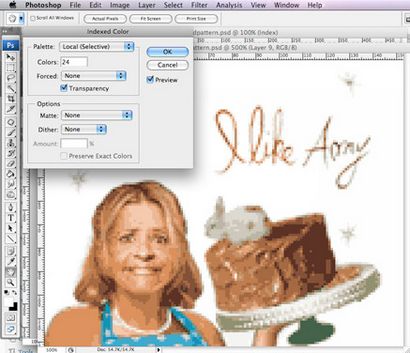 Faire un point de croix ou Needlepoint modèle dans Photoshop, Lauren Venell (tutoriel) Faire un motif point de croix ou Needlepoint dans Photoshop, Lauren Venell