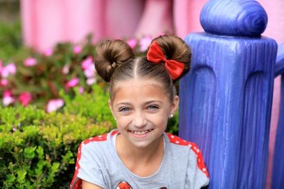 Minnie Mouse Buns, Disney Coupes de cheveux, Mignon filles Coiffures (souris) Minnie Mouse, Disney Buns Coupes de cheveux, Mignon filles Coiffures