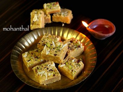 recette Mohanthal, comment faire recette gujarati traditionnelle mohanthal (comment faire mohanthal indien) recette Mohanthal, comment faire recette gujarati traditionnelle mohanthal