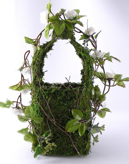 Moss panier Covered - Gina Tepper (mousse) Moss panier Covered - Gina Tepper