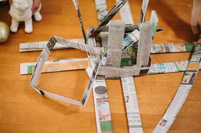 Panier de journaux, Comment faire un journal panier de Pâques (faire) Panier de journaux, Comment faire un journal panier de Pâques