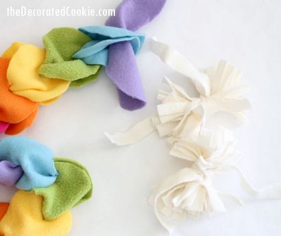 No-Sew écharpe arc-en-- Aménagées Cookie (cookies) No-Sew écharpe arc-en-- Aménagées Cookie