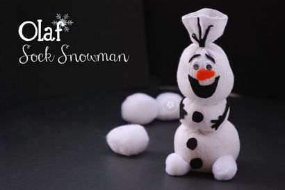 Olaf Sock Bonhomme de neige Tutoriel (chaussette) Olaf Sock Bonhomme de neige Tutoriel