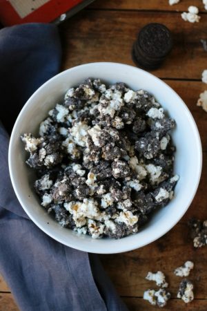 Biscuit Oreo Popcorn - Macaroni Burnt (brûlé) Biscuit Oreo Popcorn - Macaroni Burnt