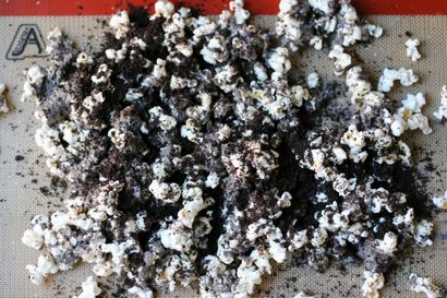 Oreo Cookie Popcorn - Macaroni Burnt (pop-corn) Biscuit Oreo Popcorn - Macaroni Burnt