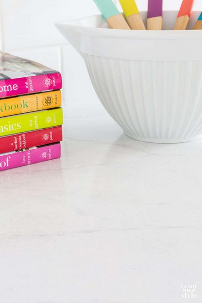 Peinture Countertops de cuisine Ressembler Carrara Marble - Dans mon propre style (peinture) Peinture Countertops de cuisine Ressembler Carrara Marble - Dans mon propre style