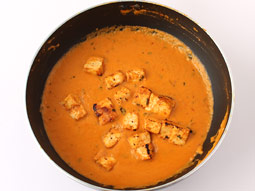 Paneer tikka masala Recette - paneer cuit dans Spicy Gravy - étape par étape photo (comment faire tikka makhmali paneer) Paneer tikka masala Recette - paneer cuit dans épicé Gravy - étape par étape photo