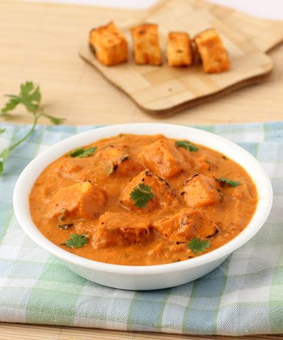 Paneer tikka masala Recette - paneer cuit dans Spicy Gravy - étape par étape photo (recette) Paneer tikka masala Recette - paneer cuit dans épicé Gravy - étape par étape photo