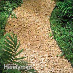 La planification des sentiers de gravier arrière de chemin (chemin) Planification d'un arrière chemin chemins de gravier