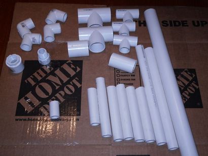 PVC Bow Stand and Quiver 6 étapes (carquois) PVC Bow stand et Quiver 6 étapes